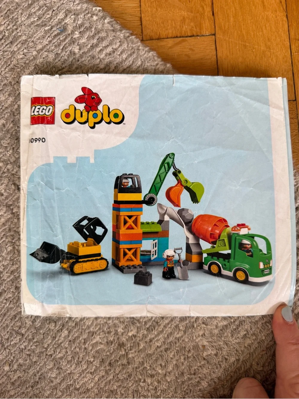 Lego Duplo Construction Site 10990 Truck Crane Cement Mixer Bulldozer